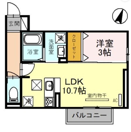 永犬丸駅 徒歩30分 2階の物件間取画像